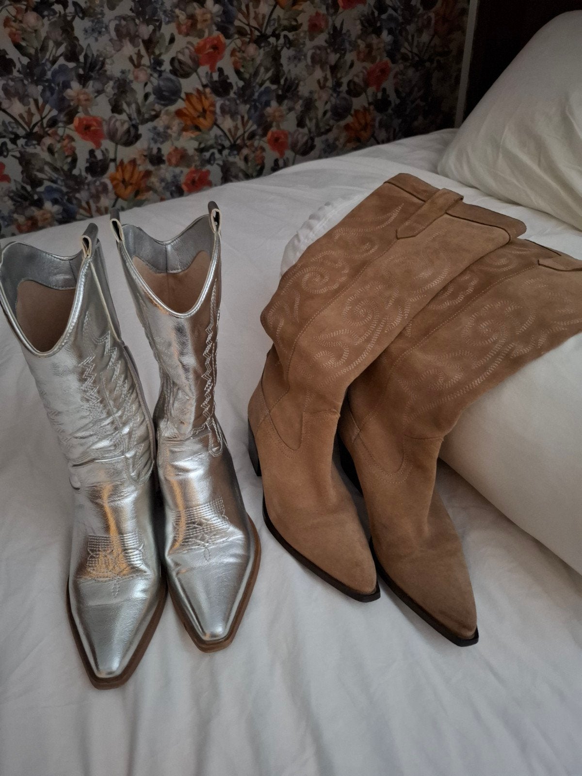 cowboy laarzen, Ophalen, Zo goed als nieuw, Zwart, Hoge laarzen
