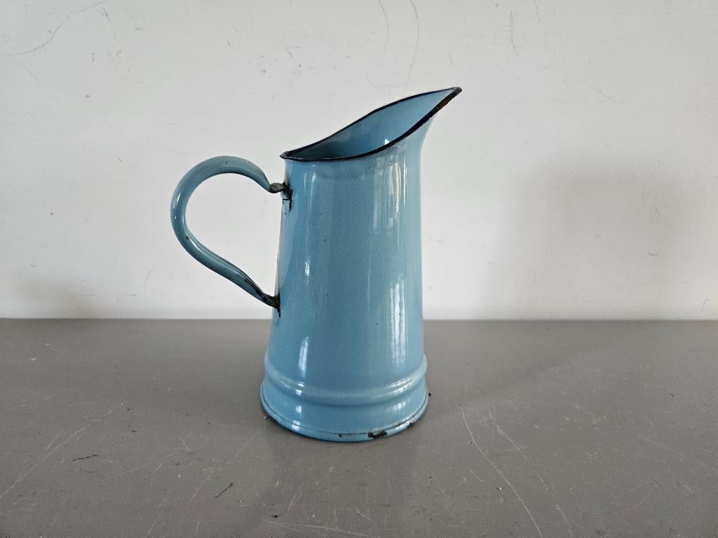 Emaille waterkan, Ophalen of Verzenden