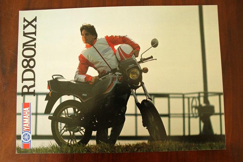 Yamaha RD80MX motorfiets verkoop folder RD 80 MX, Ophalen of Verzenden, Gebruikt