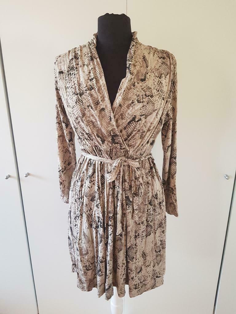 Charles Vogele jurkje - maat L ***zgan***, Kleding | Dames, Charles Vogele, Bruin, Maat 42/44 (L), Ophalen of Verzenden