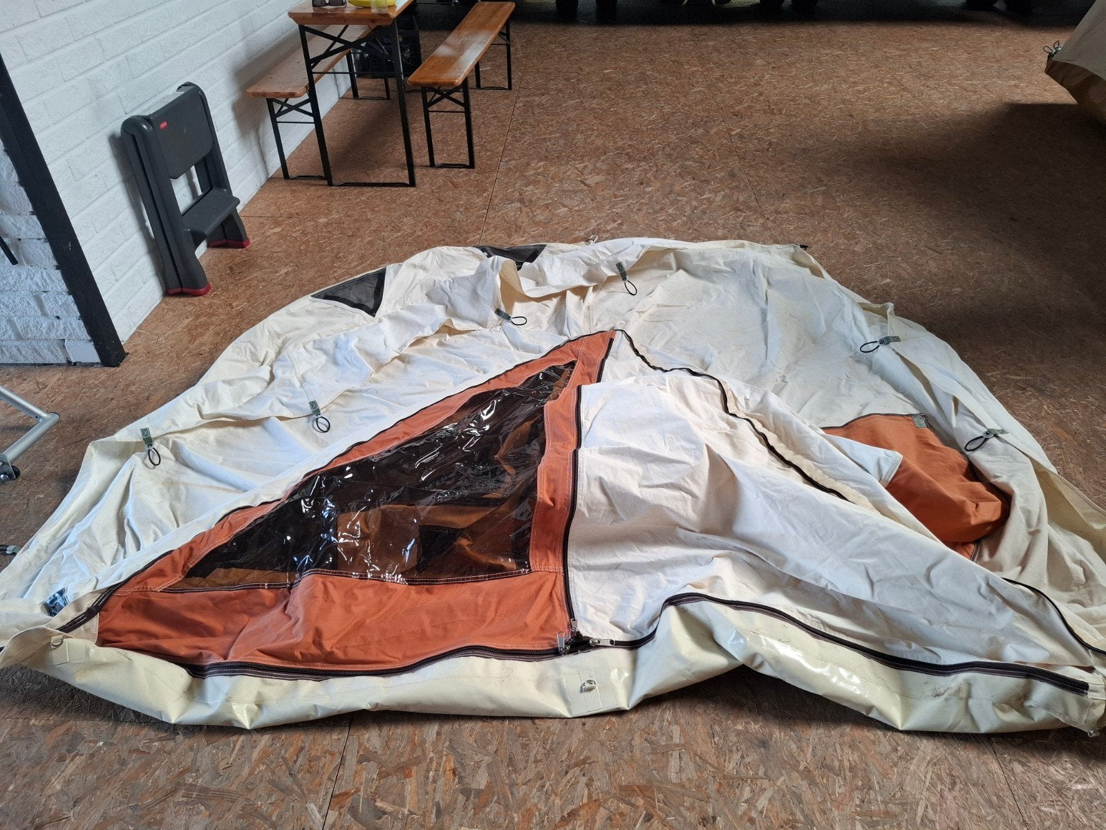 Adventuretent Holtkamper, Ophalen
