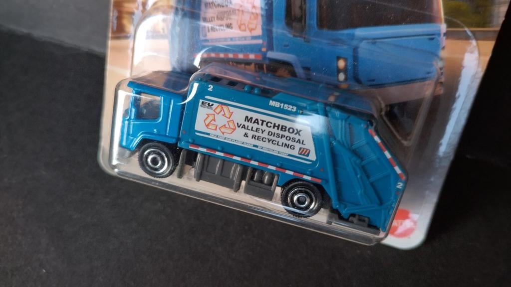 Mbx ev trash Truck vuilniswagen 3inch Matchbox Pol, Verzenden, Nieuw, Matchbox@mattel.com, Mattel