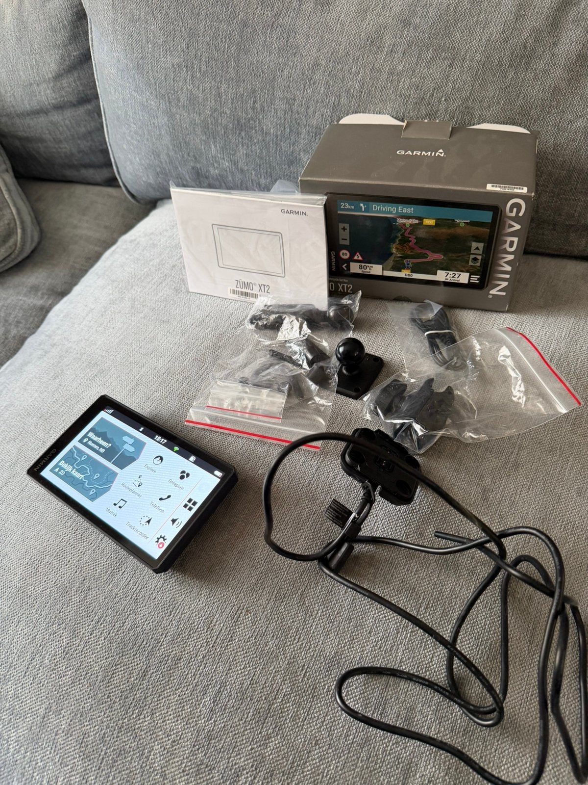 Garmin XT2 motornavigatie, Motoren, Ophalen of Verzenden, Gebruikt