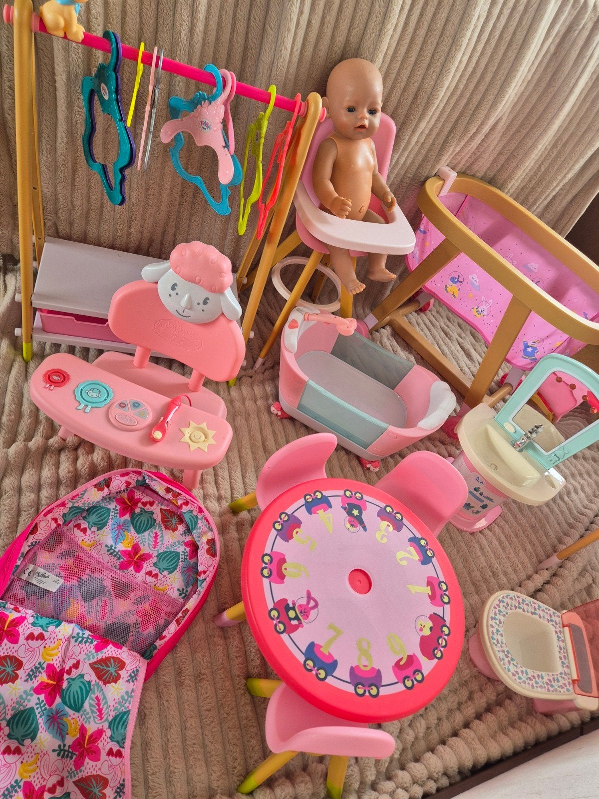 Grote set poppenspeelgoed Annabell & Baby Born, Ophalen, Gebruikt, Babypop