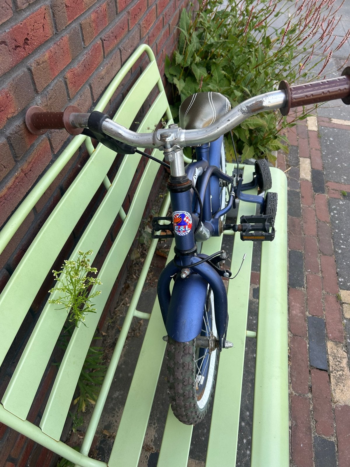 Leuke gebruikte kinderfiets, Ophalen, Zijwieltjes, Gebruikt, Velgrem