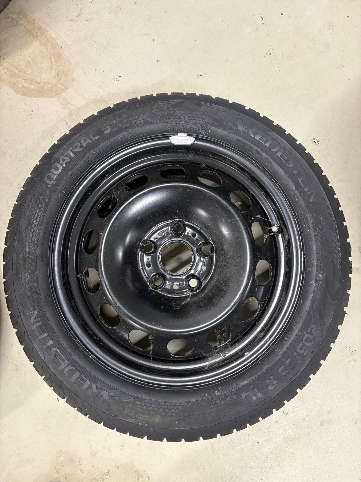Vredestein Quatrac All Season band met velg 205/55/16, Auto diversen, Ophalen of Verzenden, Gebruikt