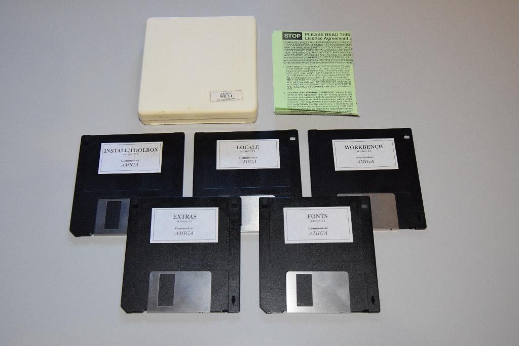 Commodore Amiga : Original Workbench 2.1 set, Ophalen of Verzenden, Commodore