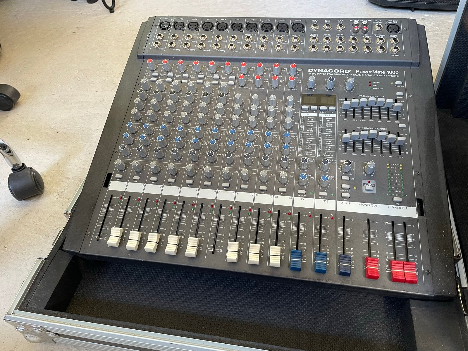 Complete  PA set: Dynacord Powermate 1000, EV SX300, Ophalen, Gebruikt