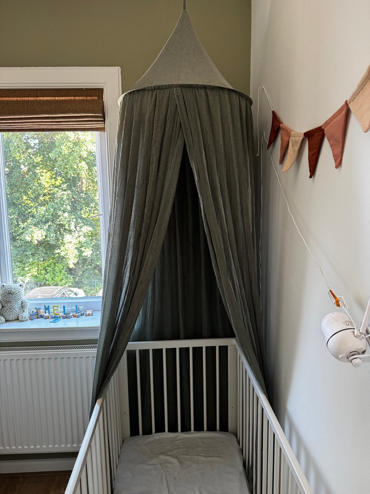 Meyco Baby Kalmboe - Uni Forest Green, Ophalen, Gebruikt, Klamboe