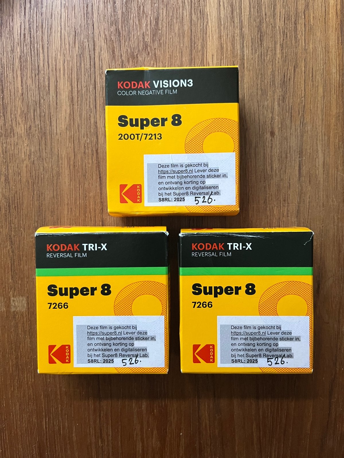 Super8 film Kodak Trix en Vison3, Audio, Tv en Foto, Filmrollen, Ophalen of Verzenden, 8mm film