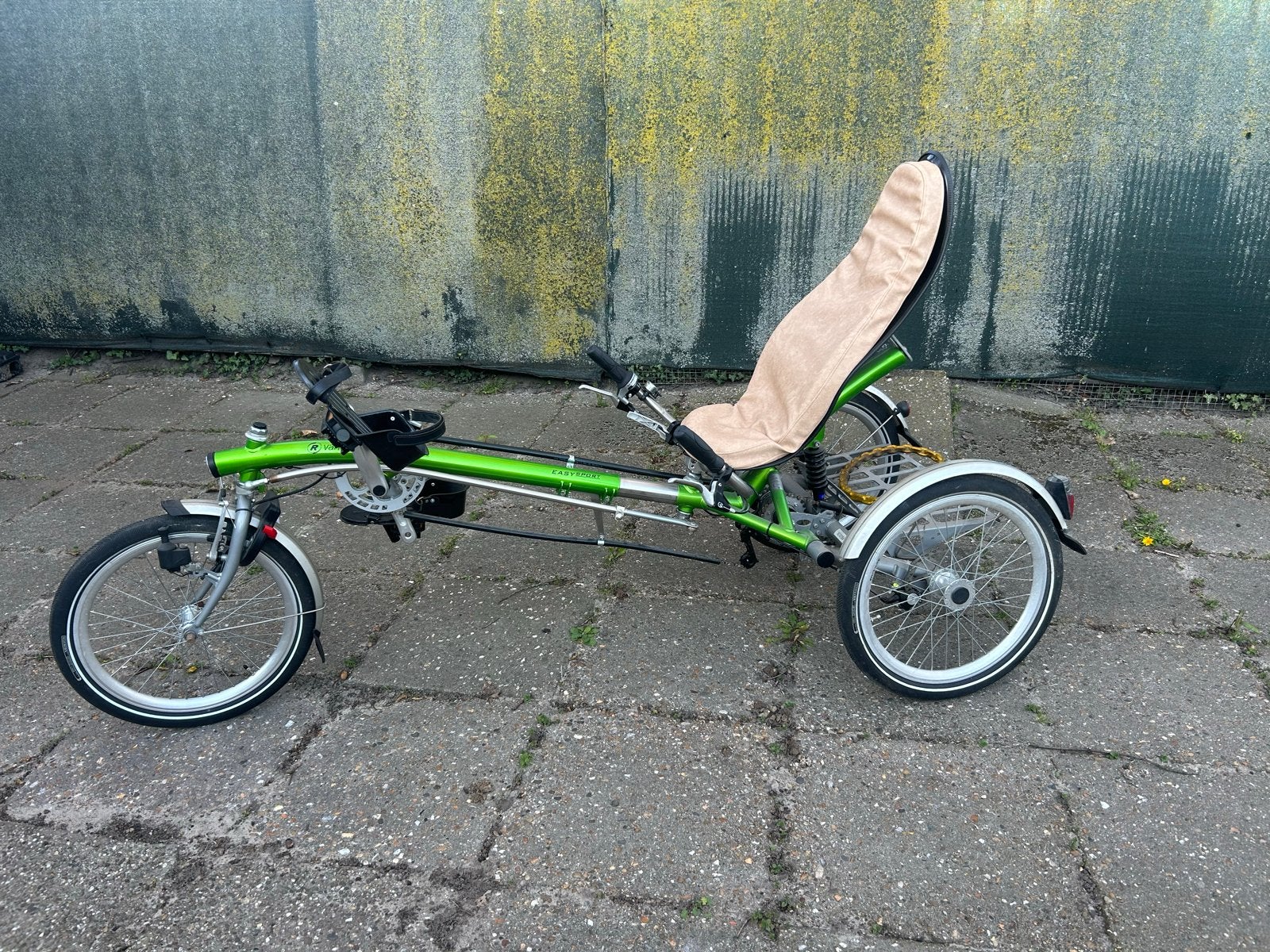 Van Raam Easy Sport Ligfiets - Groen, Zo goed als nieuw, Fietsen en Brommers, Ophalen, Zo goed als nieuw, Schijfrem