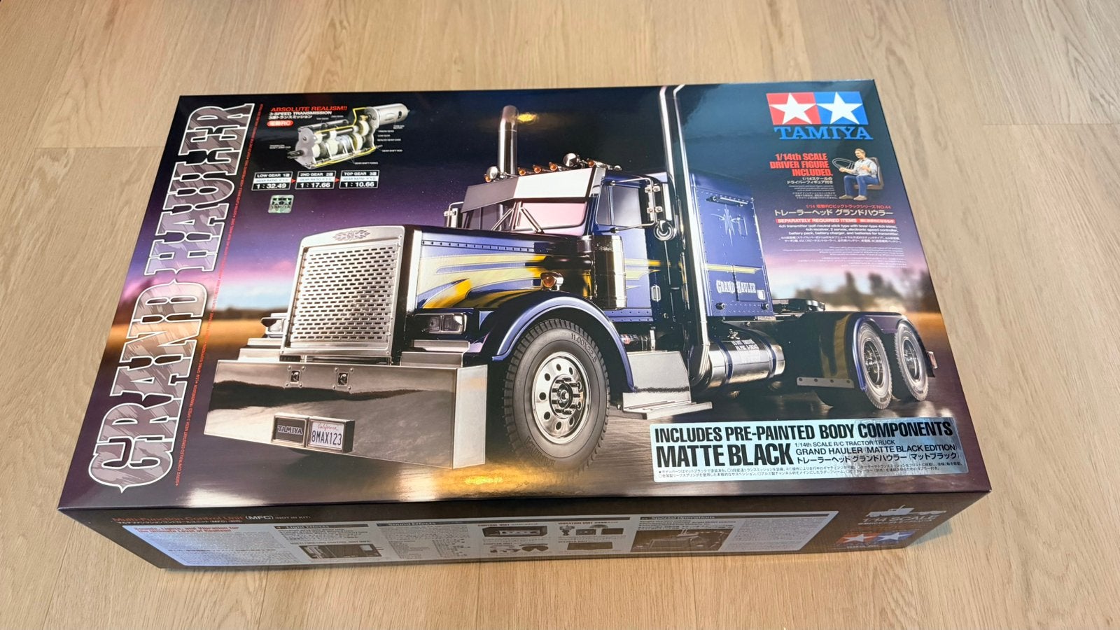 Tamiya Grand Hauler Black bouwpakket compleet - NIEUW!, Elektro, Schaal 1:14, Nieuw, Ophalen of Verzenden