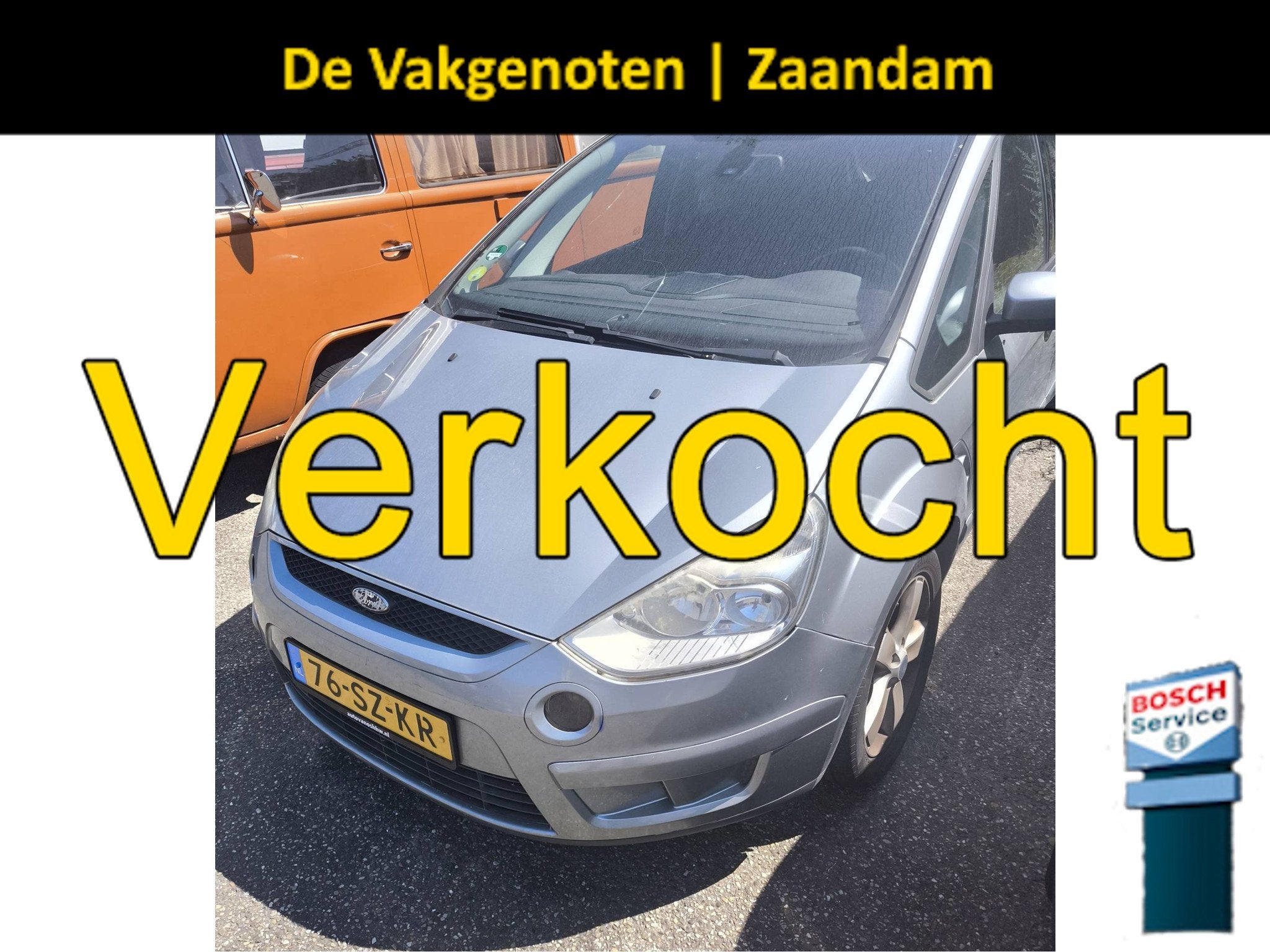 Ford S-Max 2.0-16V nieuwe apk !De vraagprijs is een vaste pr, Auto's, Voorwielaandrijving, 145 pk, Gebruikt, 4 cilinders