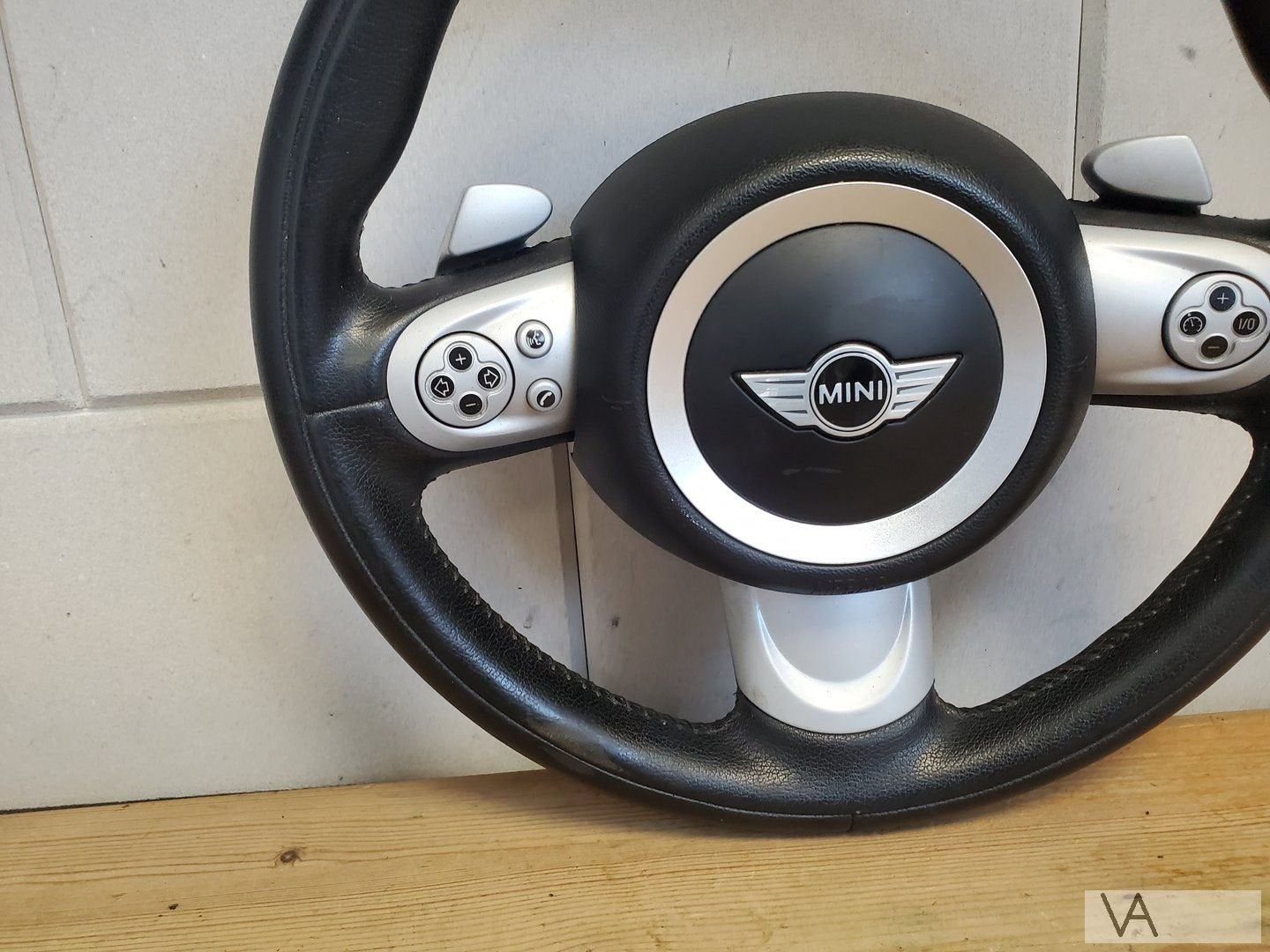 Mini R56 06 -12 3 spaak sport stuur + airbag flippers cruise, Gebruikt, -, -, Ophalen of Verzenden