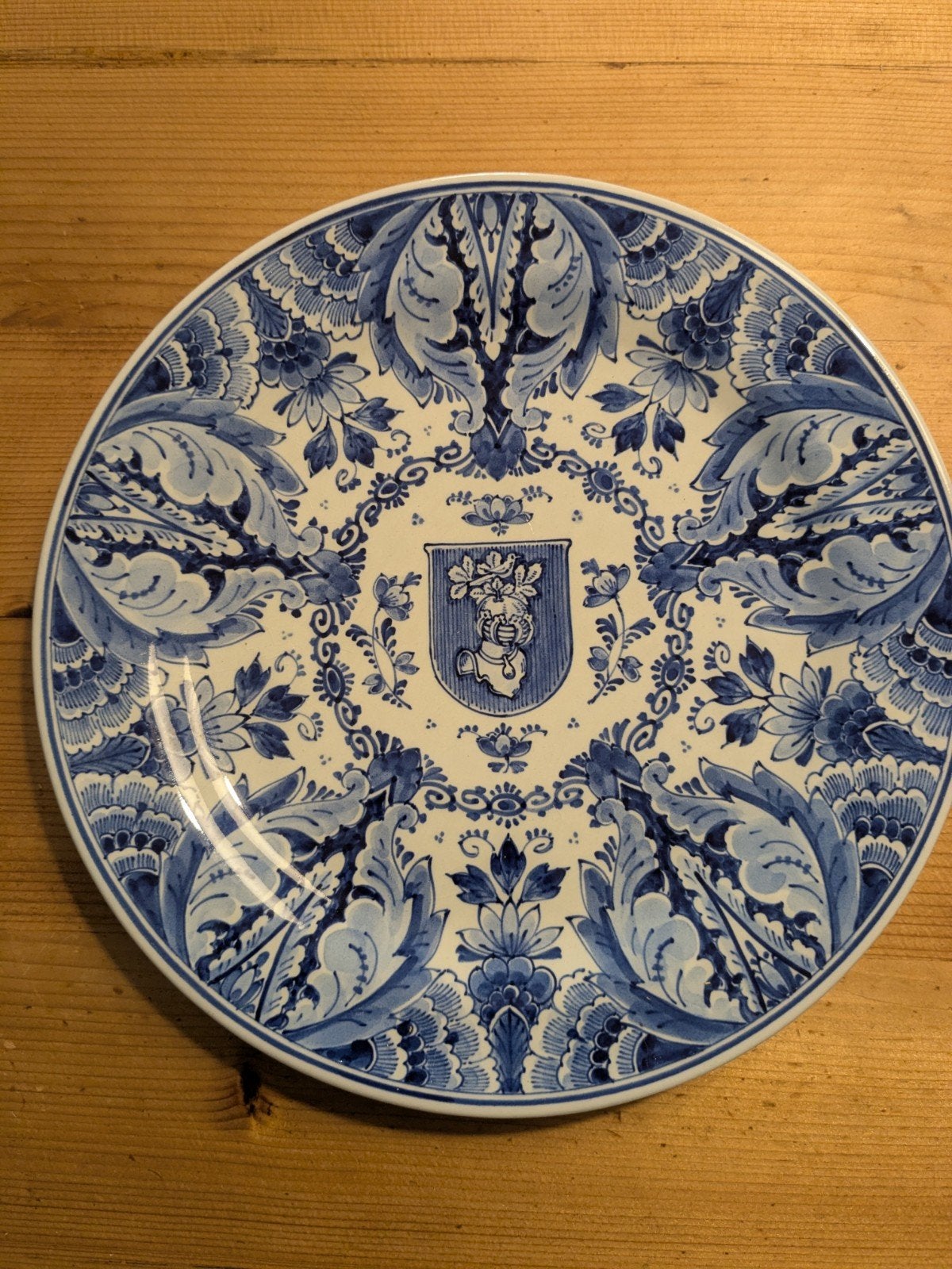 Gaaf Delfts Blauw bord, Antiek en Kunst, Ophalen of Verzenden