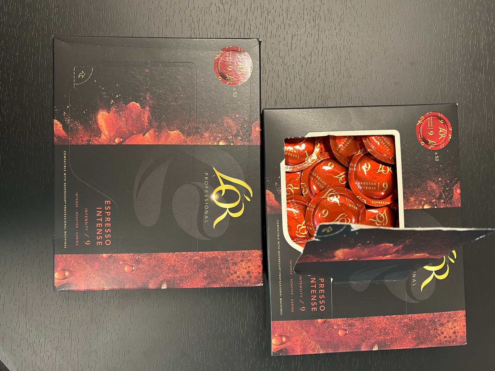 L'OR Professional Espresso Intense Nespresso compatible, Ophalen, Overige typen, Nieuw, Rood