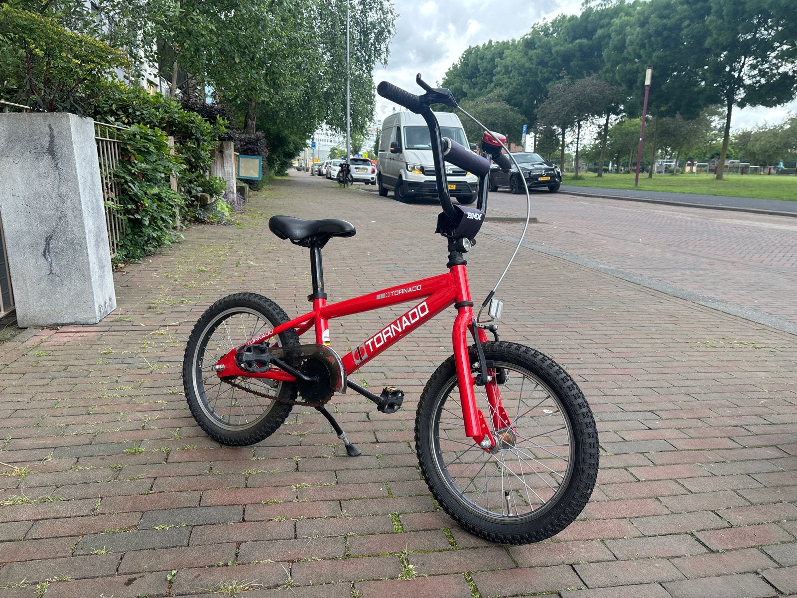 Kinderfiets Tornado BMX 16 inch, Ophalen