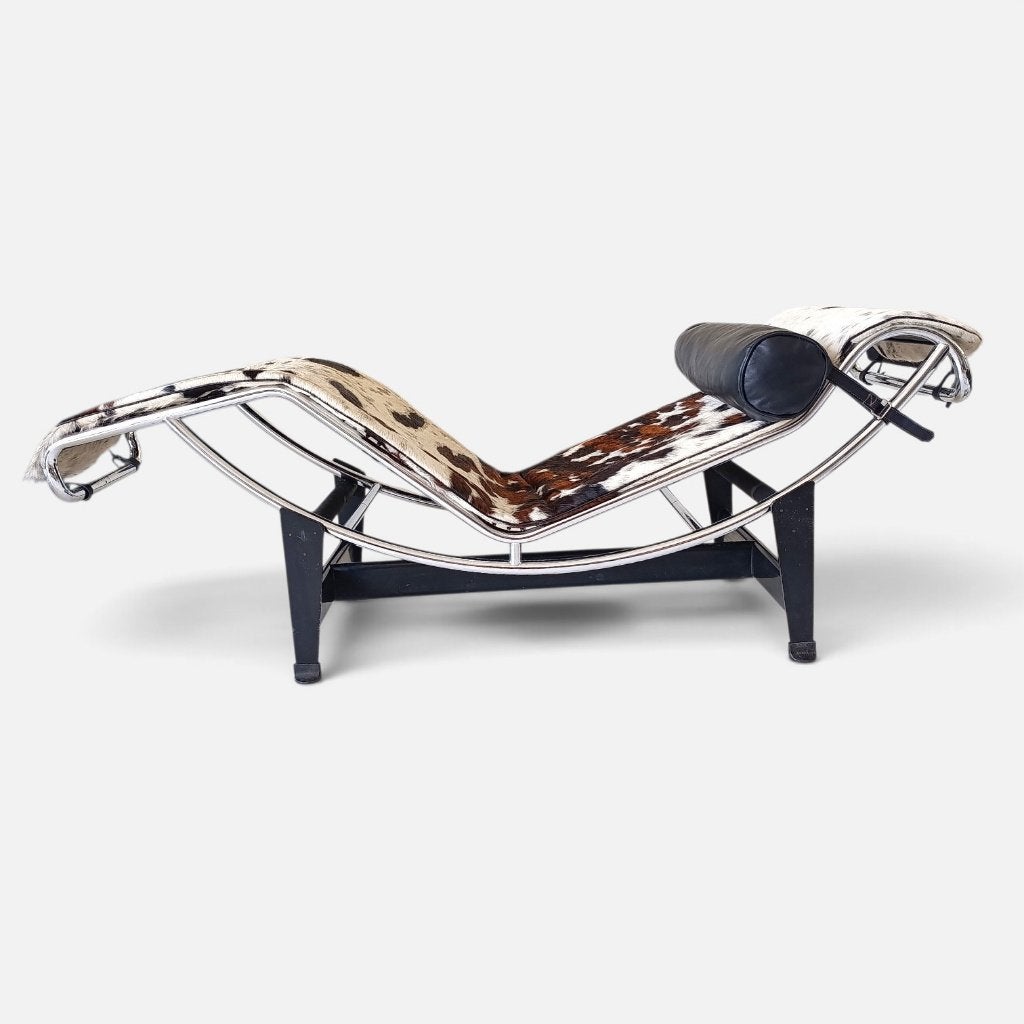 Perriand le corbusier chaise longue lc4 cassina tricolore, Ophalen of Verzenden, Gebruikt, Eenpersoons, Minder dan 150 cm