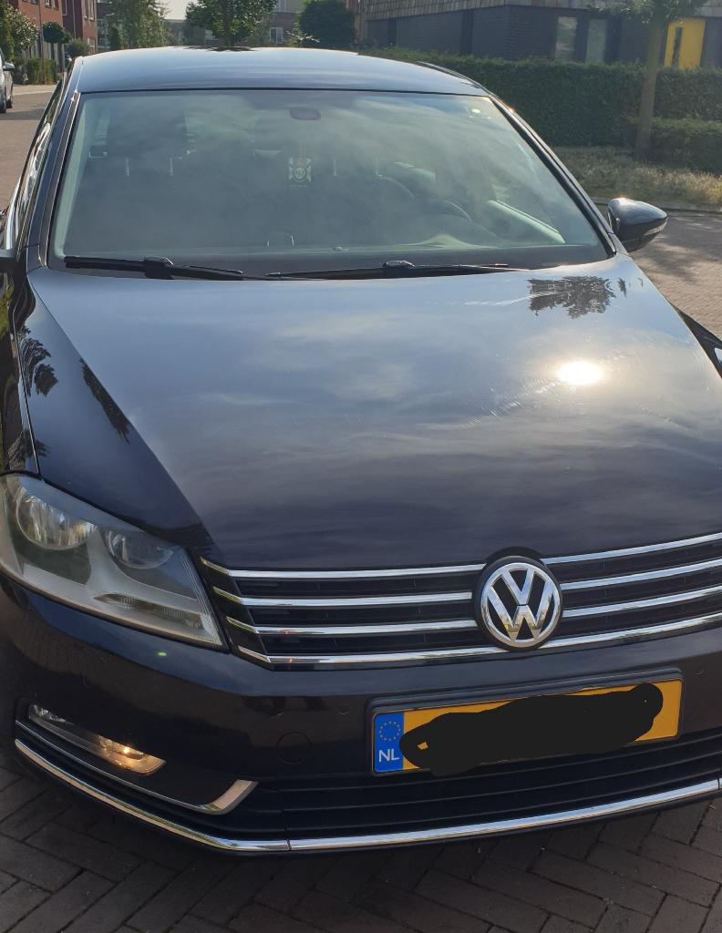 Volkswagen Passat 1.4 TSI 90KW 2012 Zwart, Auto's, Volkswagen, Voorwielaandrijving, Euro 5, Stof, 4 cilinders