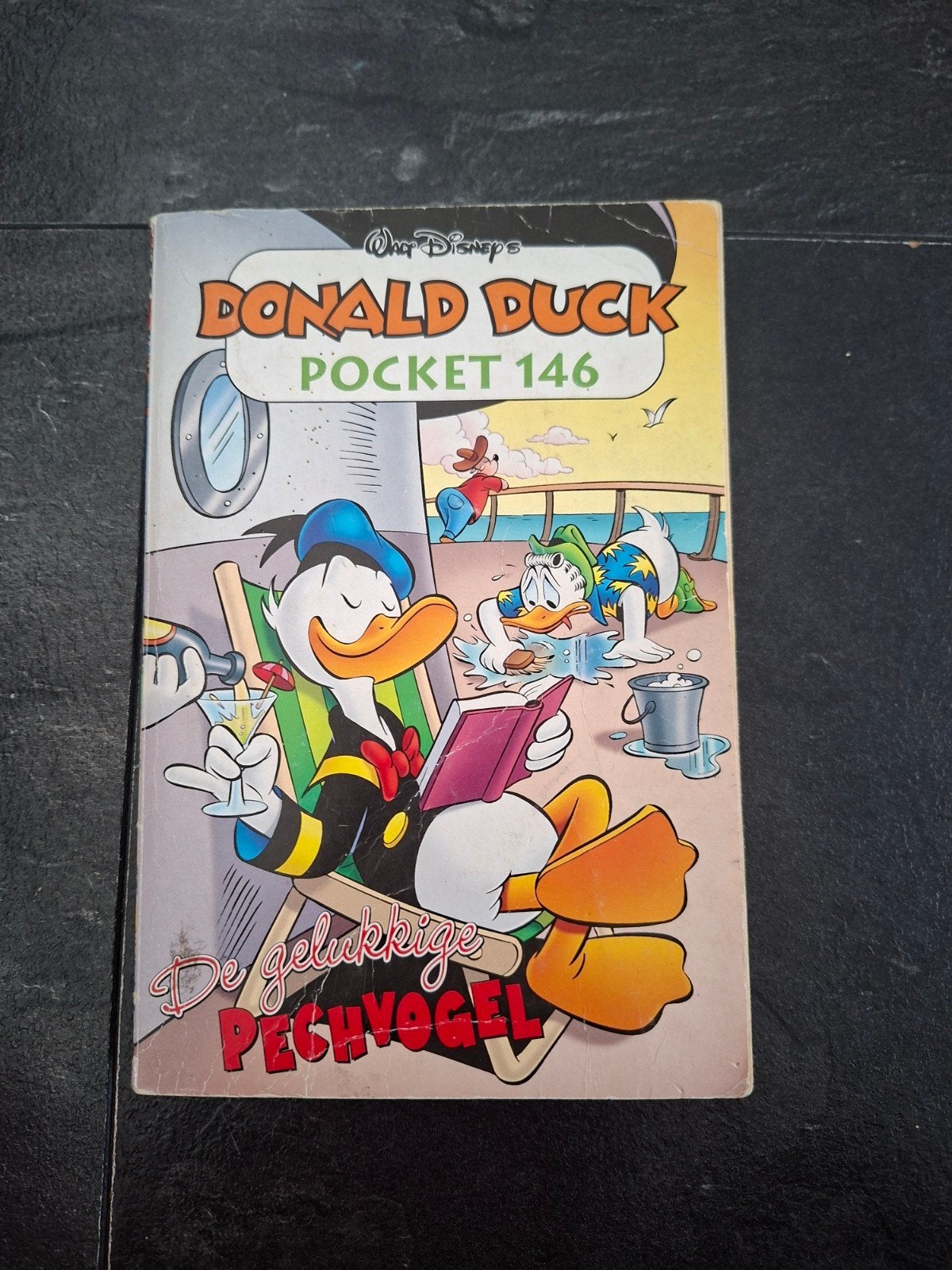 Donald Duck Pocket 146 - De Gelukkige Pechvogel, Eén stripboek, Ophalen, Gelezen, Walt Disney