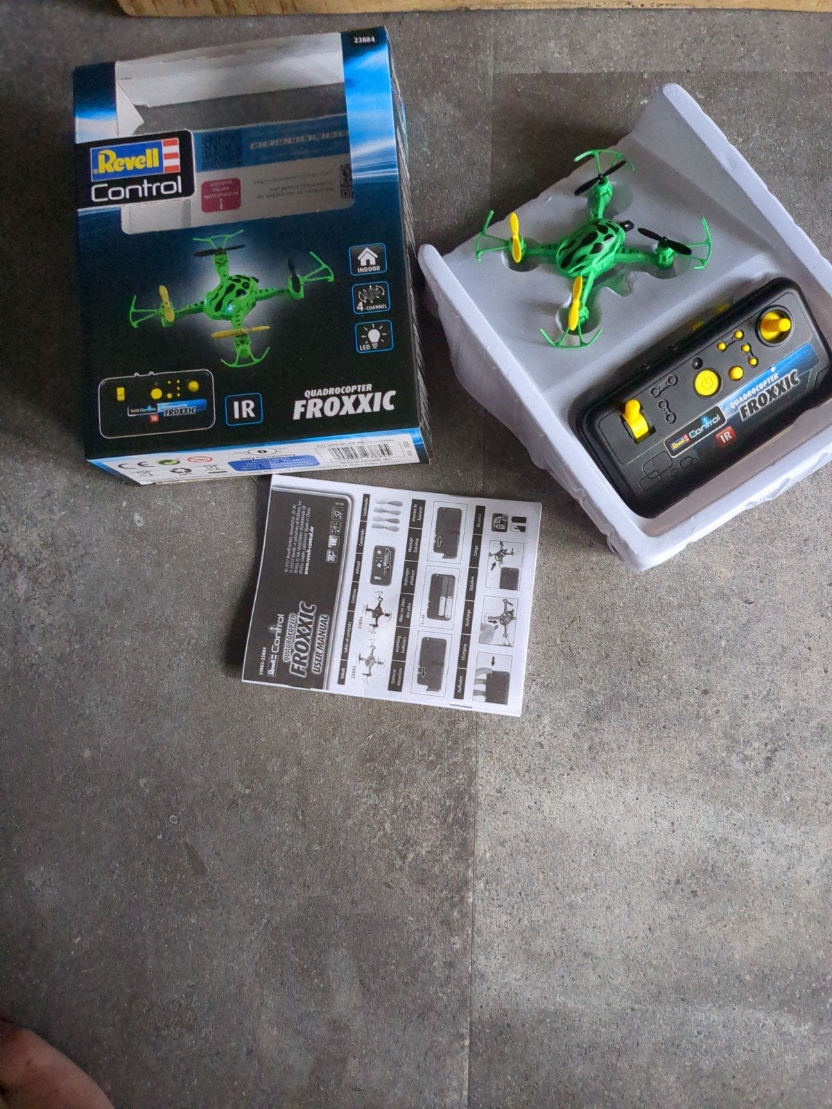 Revell Control Froxxic Quadrocopter - Speelgoeddrone, Ophalen, Verlichting, Minder dan 100 meter, Speelgoeddrone