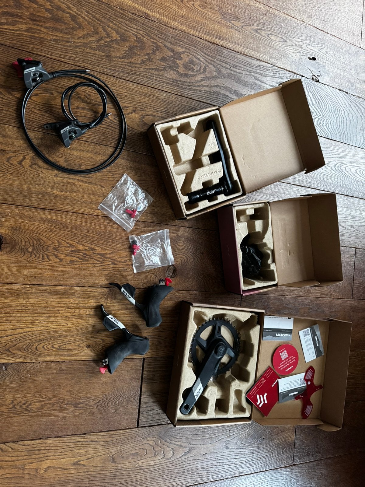 Diverse SRAM Apex AXS groepset, Ophalen, Gebruikt, Gravelbike, Stuur