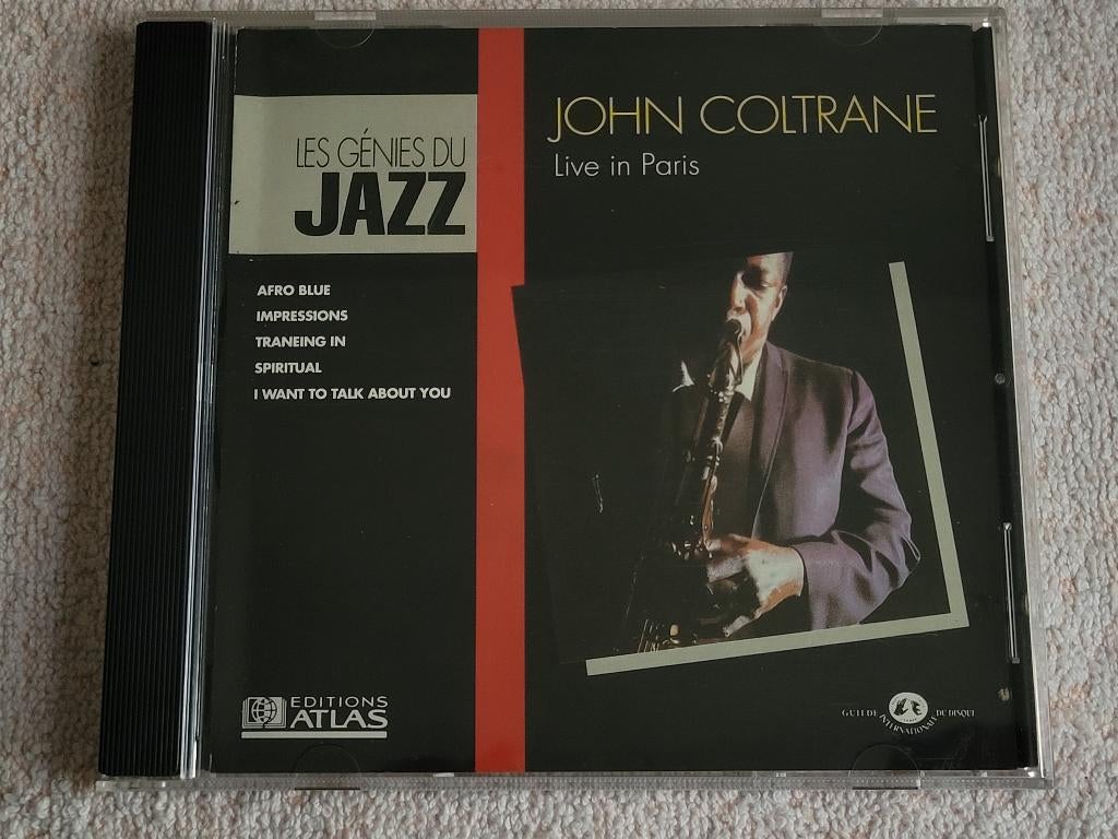JOHN COLTRANE - Live In Paris CD (JAZZ) ZGAN, Ophalen of Verzenden, Zo goed als nieuw, Jazz