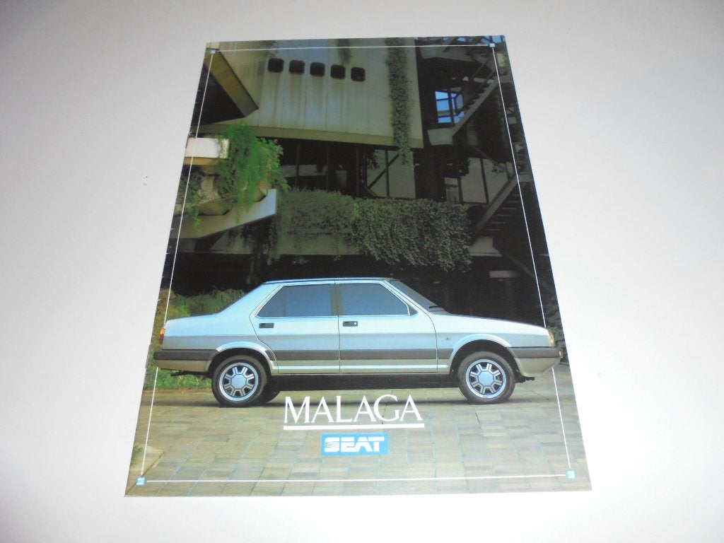 brochure Seat Malaga  1987, Ophalen of Verzenden, Nieuw, Overige merken