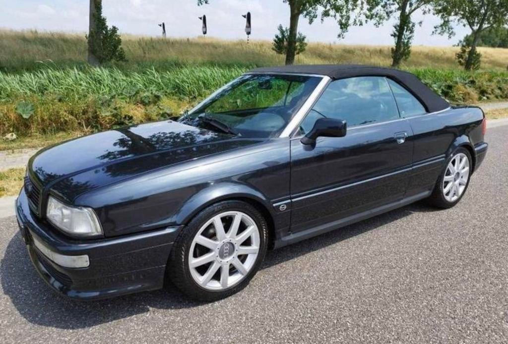 Audi Cabrio 2.8 128KW E2 1996 Zwart, Cabriolet, 4 stoelen, Zwart, 75 €/maand