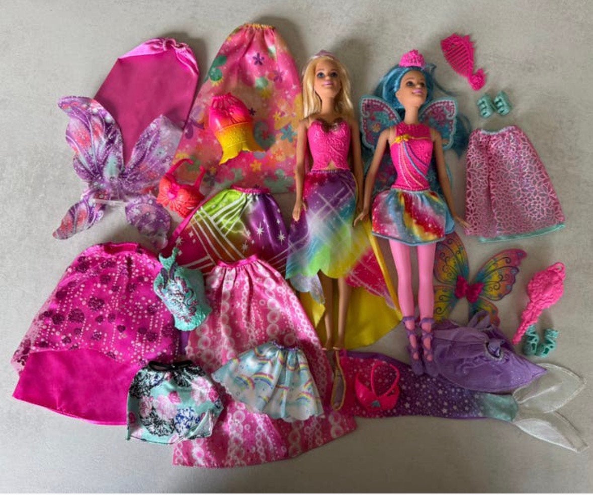 Barbie set prinses fee fairytopia, Ophalen of Verzenden, Gebruikt, Barbie
