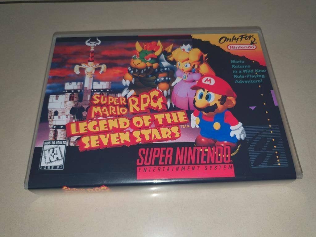 Super Mario RPG SNES Game Case, Spelcomputers en Games, Games | Nintendo Super NES, Verzenden, 1 speler, Zo goed als nieuw, Role Playing Game (Rpg)