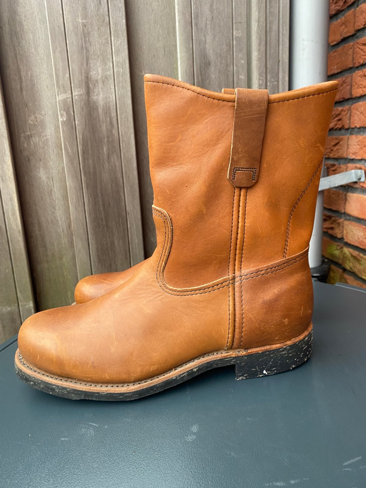 Red Wing 966 Steeltoe Pecos Velva Retan US8EE/41,5, Bruin, Boots, Nieuw, Ophalen of Verzenden
