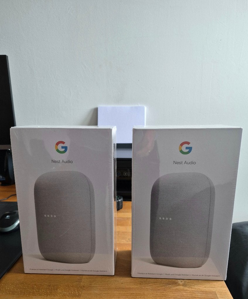 Google Nest Audio - Chalk - Geseald
