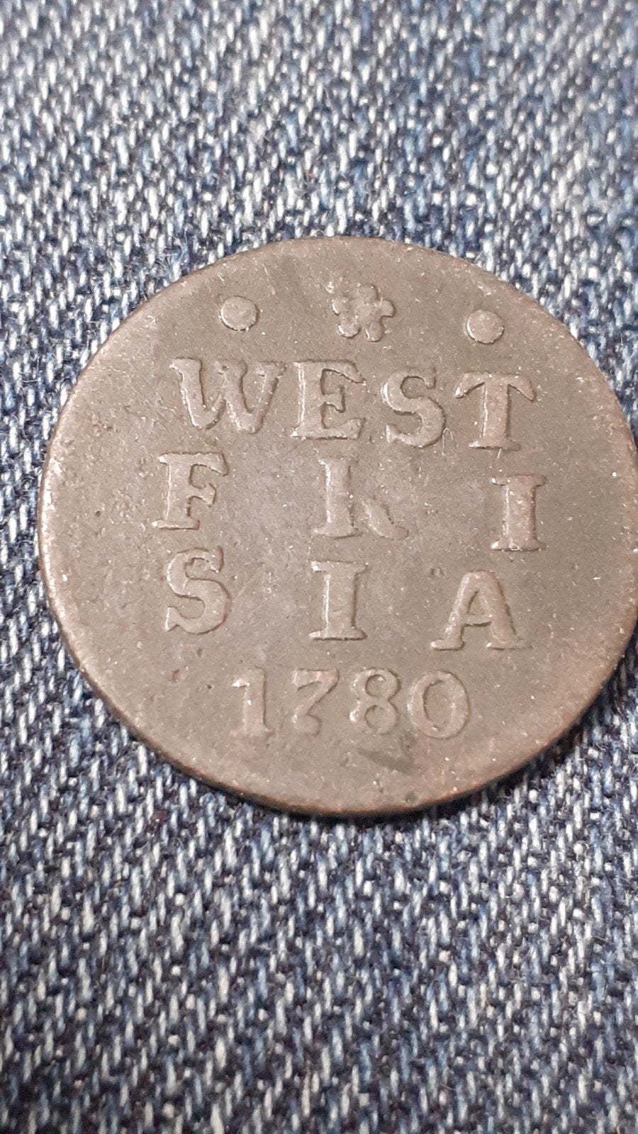 Zeldzame Duit West-Friesland 1780, Postzegels en Munten, Munten | Nederland, Verzenden, Vóór koninkrijk, Overige waardes
