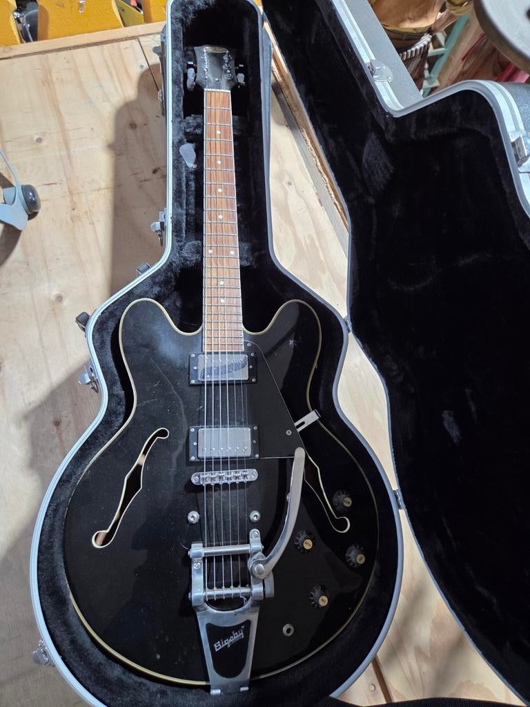 Hollow Body Stagg met Bigsby, Ophalen of Verzenden, Hollow body, Overige merken