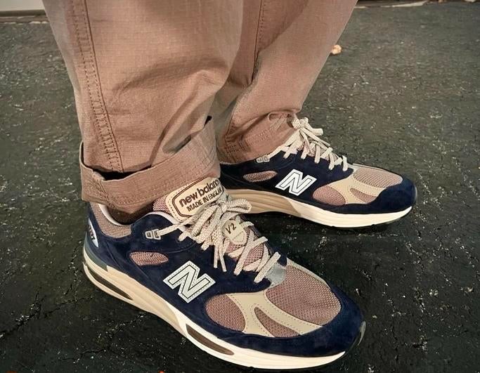New Balance 991v2 After Midnight Made in UK 45.5, Kleding | Heren, Schoenen, Ophalen of Verzenden, Zo goed als nieuw, Blauw, Sneakers of Gympen