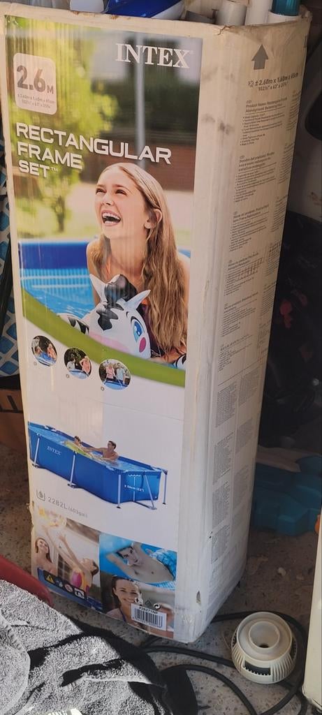 Intex zwembad, Minder dan 80 cm, Ophalen of Verzenden, Minder dan 200 cm, Opzetzwembad