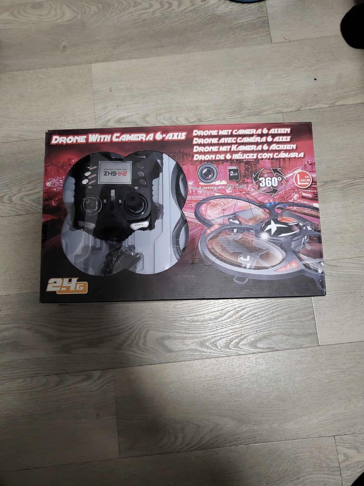 Drone met camera 6-axis - Zo goed als nieuw, Basiskwaliteit, Zo goed als nieuw, First person view (FPV), Speelgoeddrone