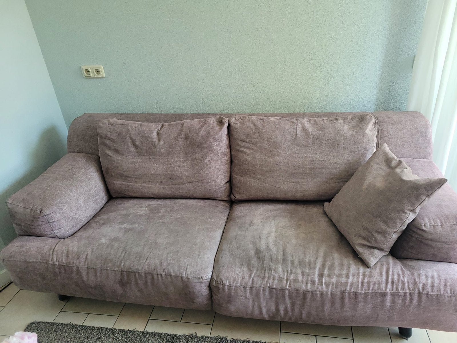 2-zits bank, Ophalen, Overige materialen, Gebruikt, 150 tot 200 cm