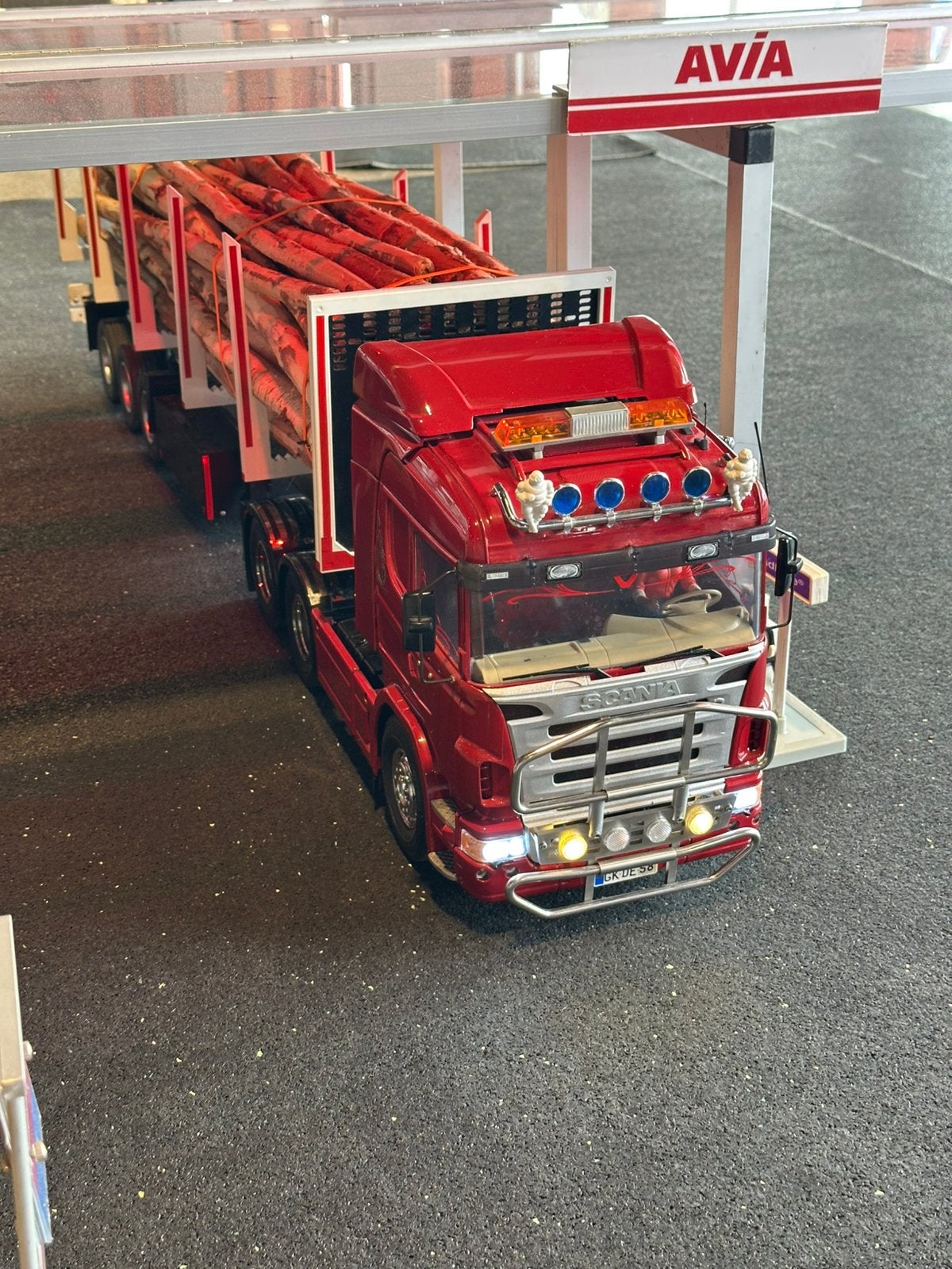 Tamiya Scania 1:14, Hobby en Vrije tijd, Ophalen of Verzenden, Zo goed als nieuw