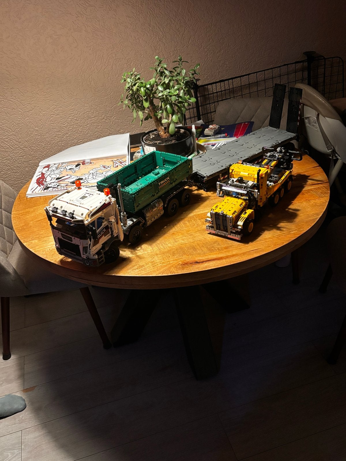 Lego Technic Takelwagen en Trekker Oplegger Combinatie, Ophalen, Zo goed als nieuw, Overige merken