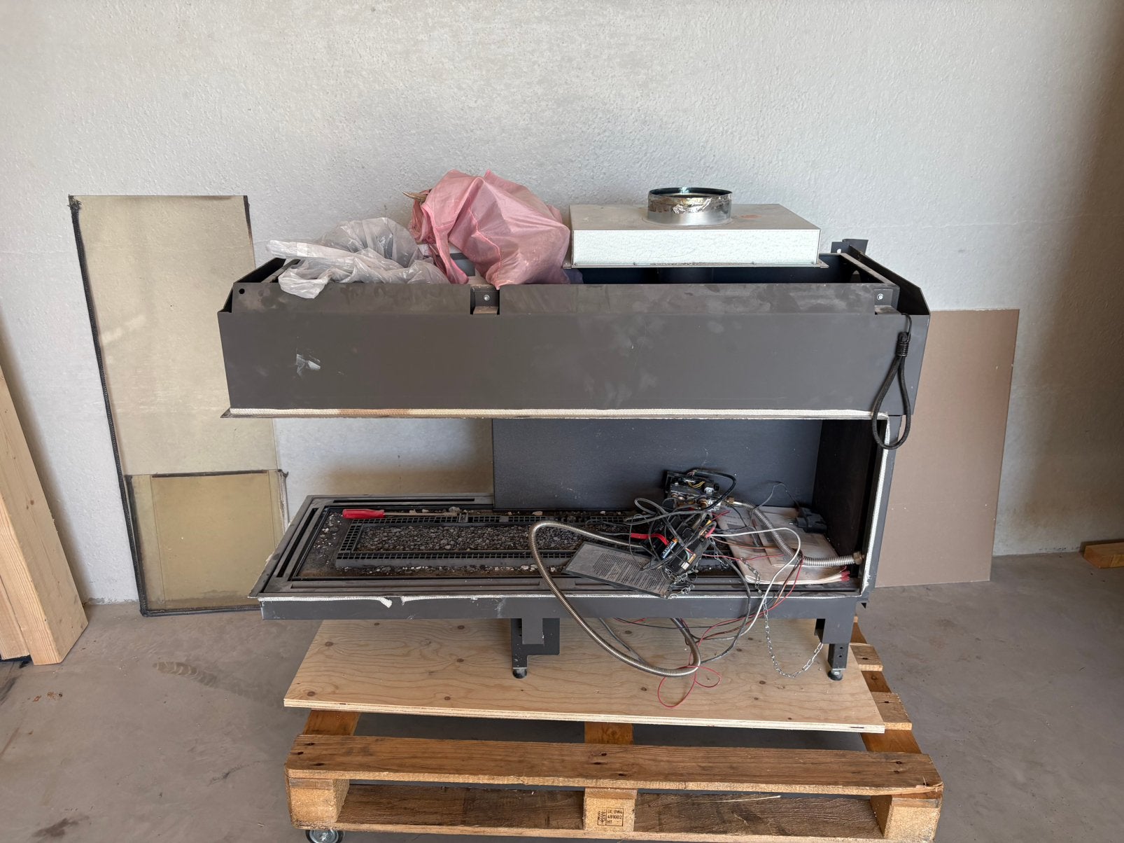 Dru inbouw gashaard, Ophalen, Gebruikt, Inbouwhaard, Gashaard