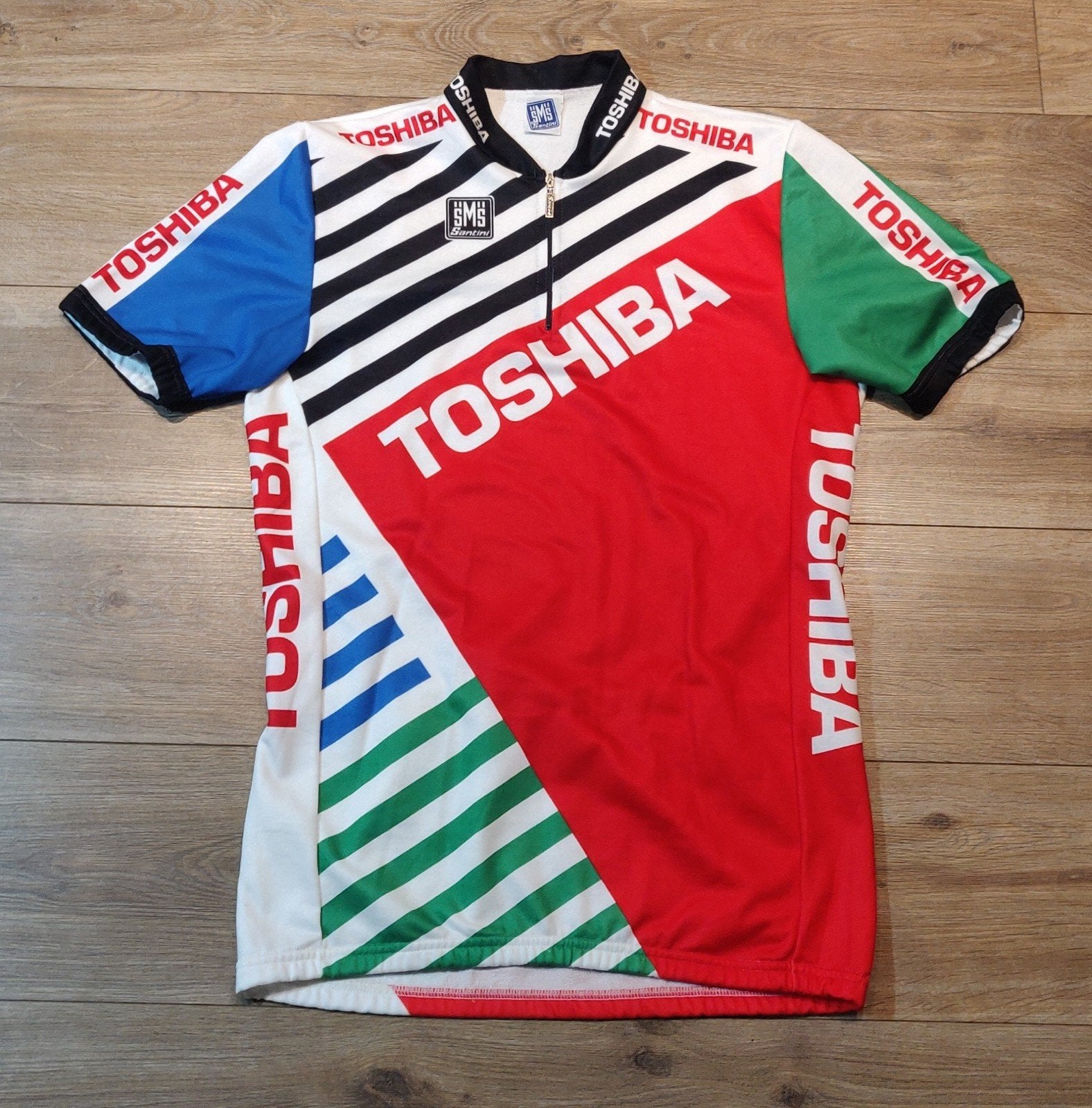 Wielershirt Toshiba 1990/1991, Ophalen of Verzenden, Gebruikt, Kleding