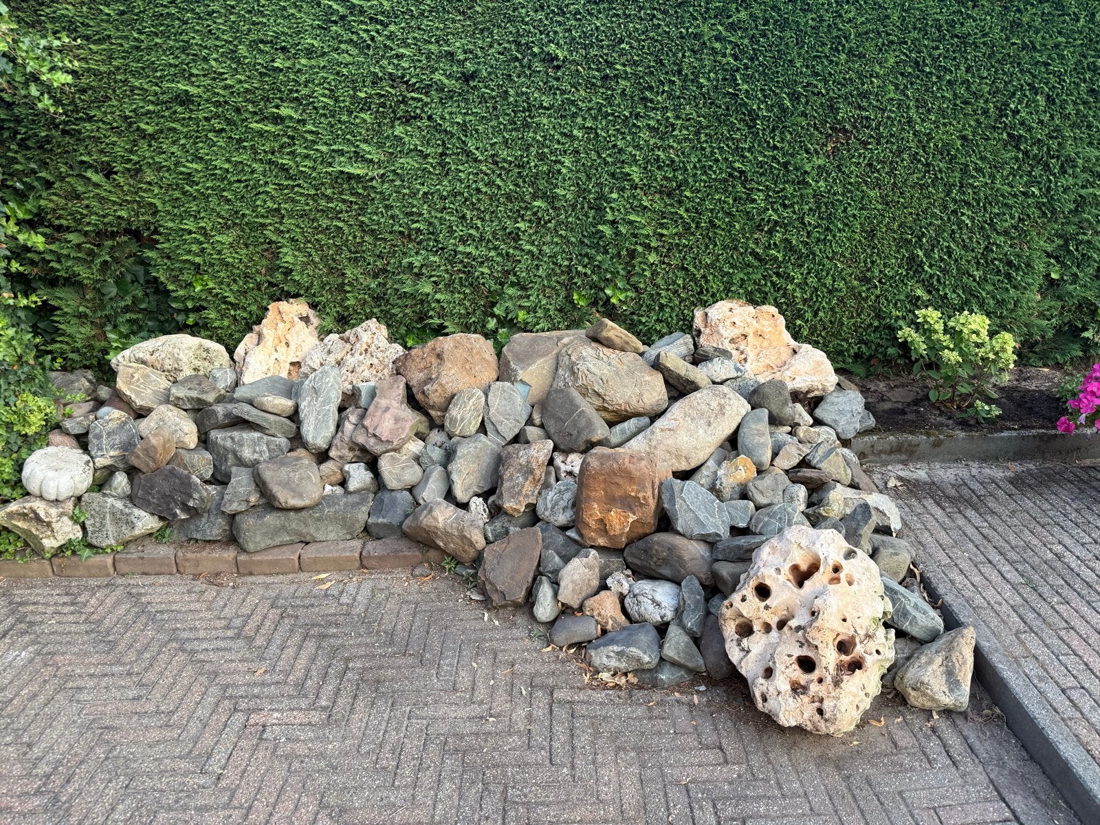 tuinrotsen en keien, Tuin en Terras, Ophalen, Gebruikt, Multi, Kei