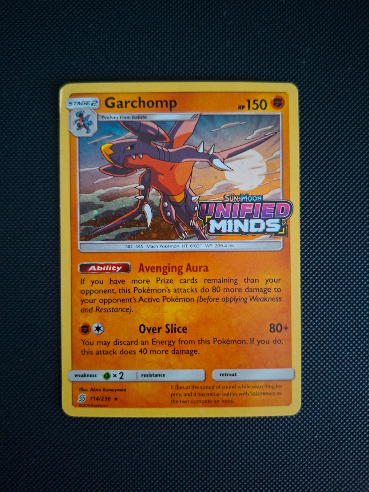 Garchomp Stamped Unified Minds, Ophalen of Verzenden, Nieuw, Losse kaart, Foil