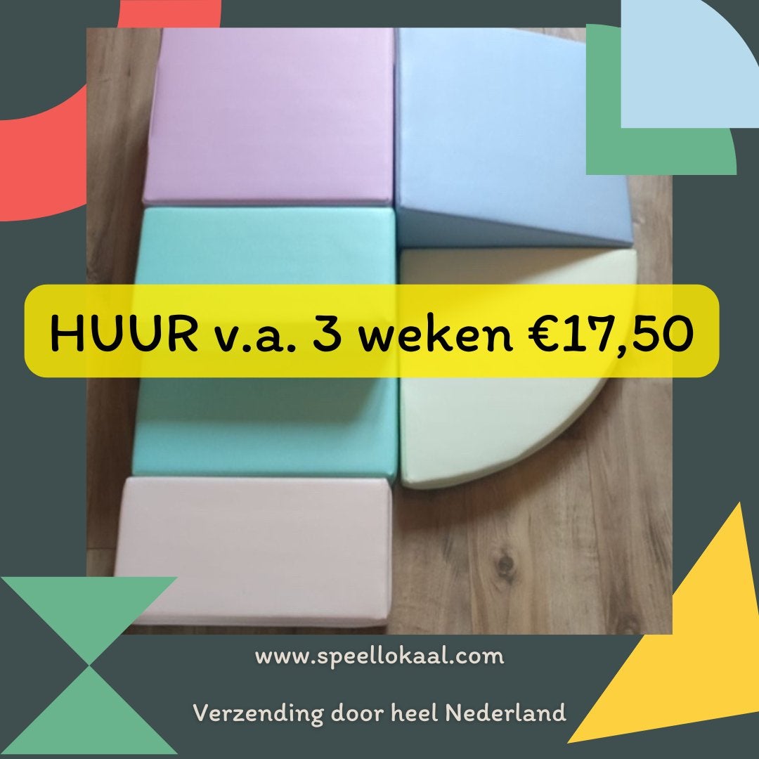 HUREN | Iglu softplay hoekset | verzending NL | speelkussens, Kinderen en Baby's, Ophalen of Verzenden, Zo goed als nieuw, Jongen of Meisje