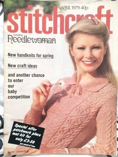 stitchcraft april 1979 including needlewoman, Ophalen of Verzenden, Gelezen, Damesbladen