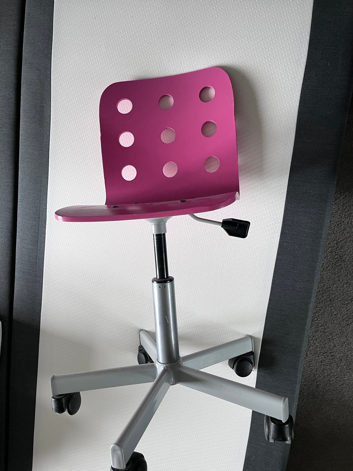 Bureaustoel roze ikea, Ophalen, Gebruikt, Roze