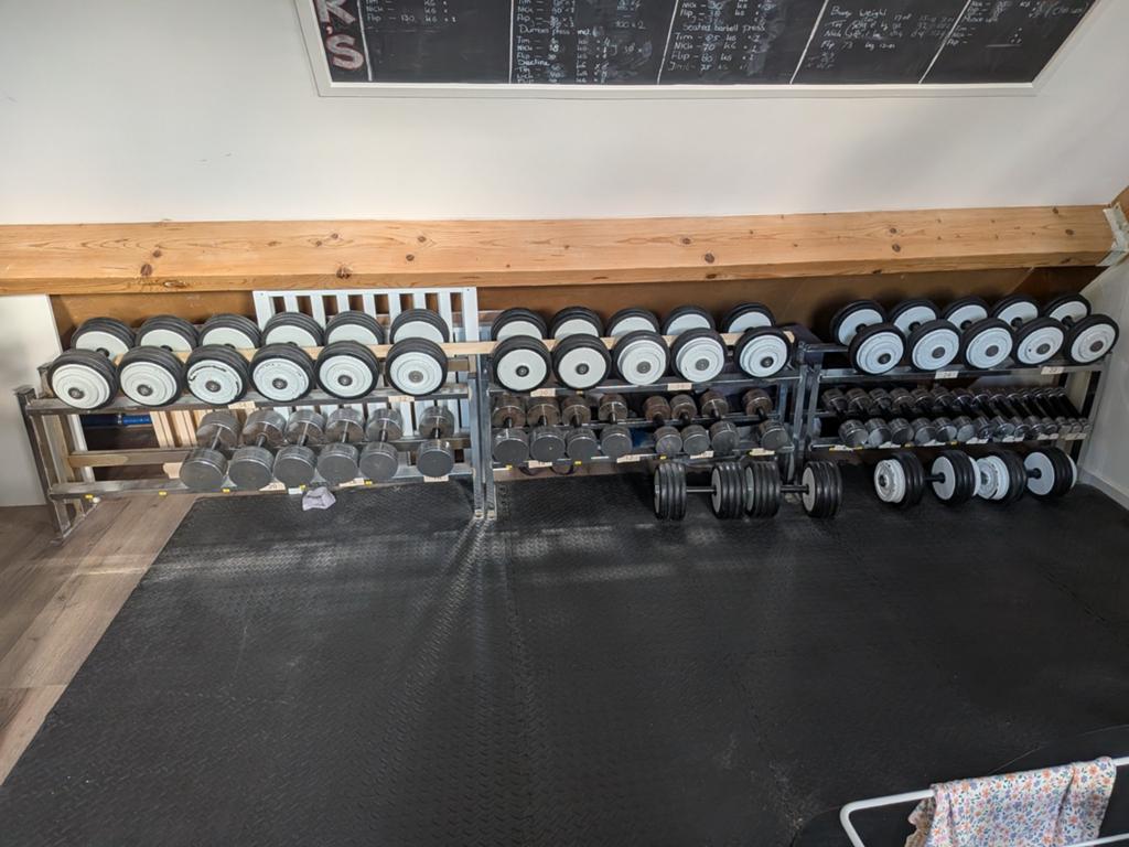 Dumbell set 2-40kg, Sport en Fitness, Fitnessmaterialen, Ophalen, Gebruikt, Dumbbell
