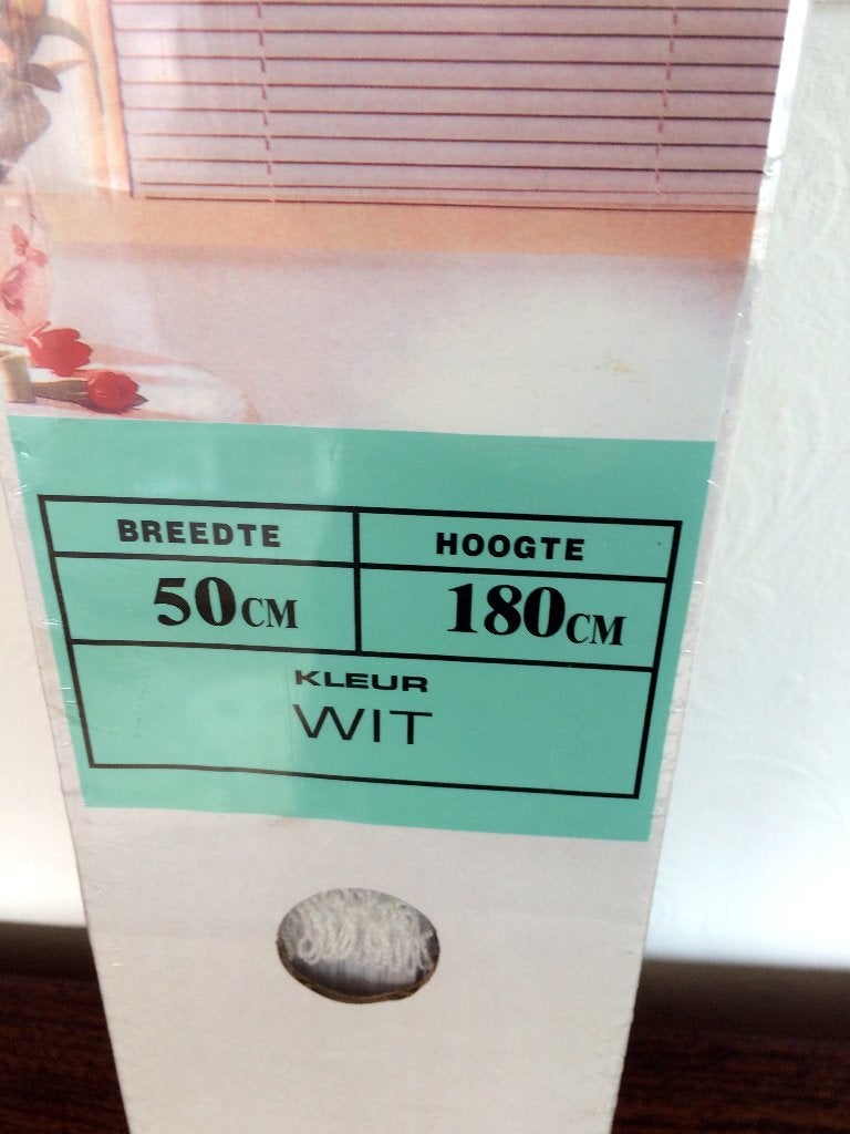 Xenoflex Jaloezie 25 mm WIT NIEUW in verpakking 50 bij 180, Ophalen of Verzenden, Nieuw, Wit, Jaloezie